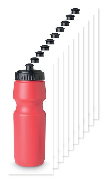 Pack mit 10 GiftRetail MO8933 - SPOT SEVEN Trinkflasche PE 700ml