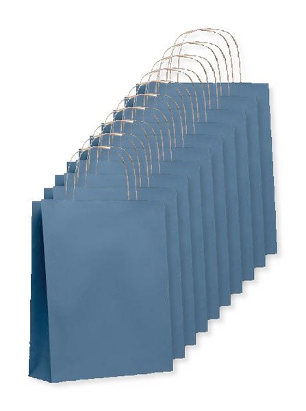 Pack mit 100 GiftRetail MO6172 - PAPER TONE S Umweltfreundliche Kleine Kraftpapiertragetasche