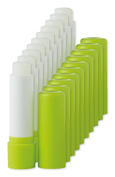 Pack mit 10 GiftRetail IT2698 - GLOSS Natürlicher Farbiger Lippenbalsam mit SPF10