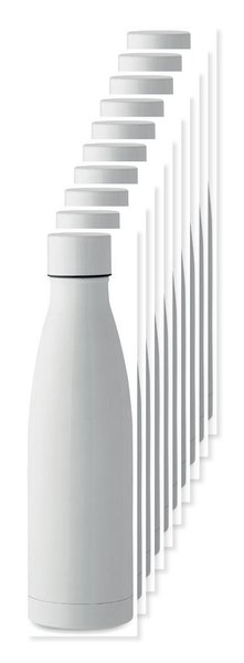 Pack mit 10 GiftRetail MO9812 - BELO BOTTLE Edelstahl Isolierflasche 500ml