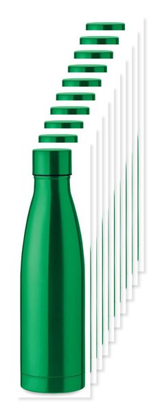 Pack mit 100 GiftRetail MO9812 - BELO BOTTLE Edelstahl Isolierflasche 500ml