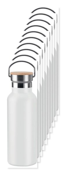 Pack mit 10 GiftRetail MO9431 - HELSINKI Isolierflasche 500ml