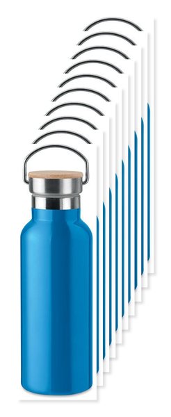 Pack mit 10 GiftRetail MO9431 - HELSINKI Isolierflasche 500ml