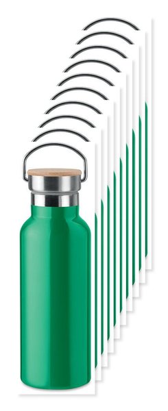 Pack mit 10 GiftRetail MO9431 - HELSINKI Isolierflasche 500ml