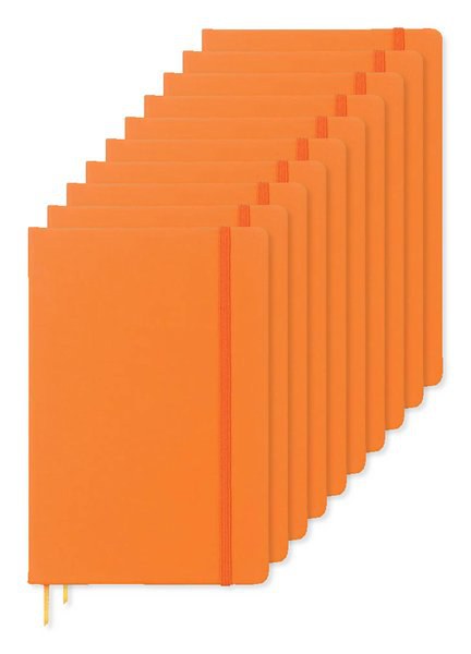 Pack mit 10 GiftRetail AR1804 - ARCONOT DIN A5 Notizbuch