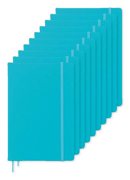 Pack mit 10 GiftRetail AR1804 - ARCONOT DIN A5 Notizbuch