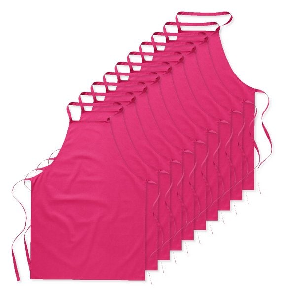Pack mit 10 GiftRetail MO7251 - KITAB Vielseitige Baumwollschürze für Küche und Garten