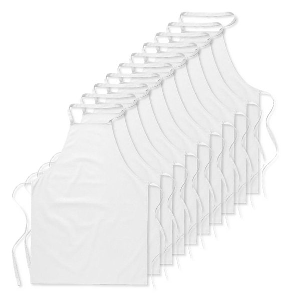 Pack mit 100 GiftRetail MO7251 - KITAB Vielseitige Baumwollschürze für Küche und Garten
