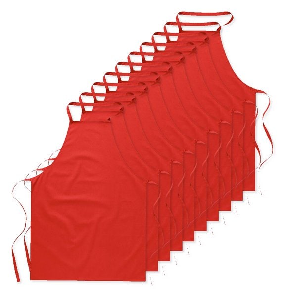 Pack mit 100 GiftRetail MO7251 - KITAB Vielseitige Baumwollschürze für Küche und Garten