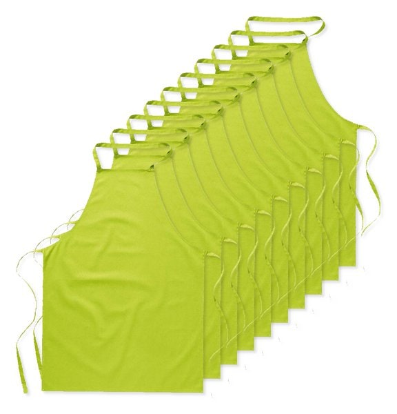 Pack mit 100 GiftRetail MO7251 - KITAB Vielseitige Baumwollschürze für Küche und Garten