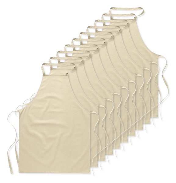 Pack mit 100 GiftRetail MO7251 - KITAB Vielseitige Baumwollschürze für Küche und Garten