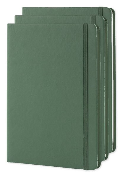Pack mit 30 Goya 30083 - A5 Notizbuch PU-Cover, elastisches Band, 96 Seiten LUXE