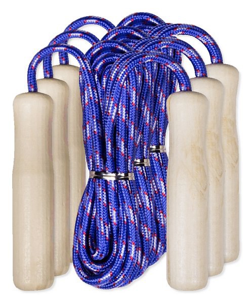 Pack mit 30 Goya 38052 - Springseil mit Holzgriff für Alle Altersgruppen JUMP