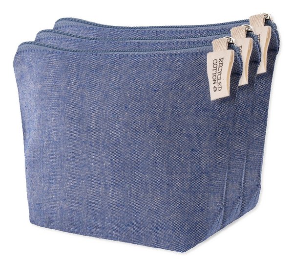Pack mit 30 Goya 50617 - Toilettentasche aus 100% recycelter Baumwolle, 140g/m² TETIAROA