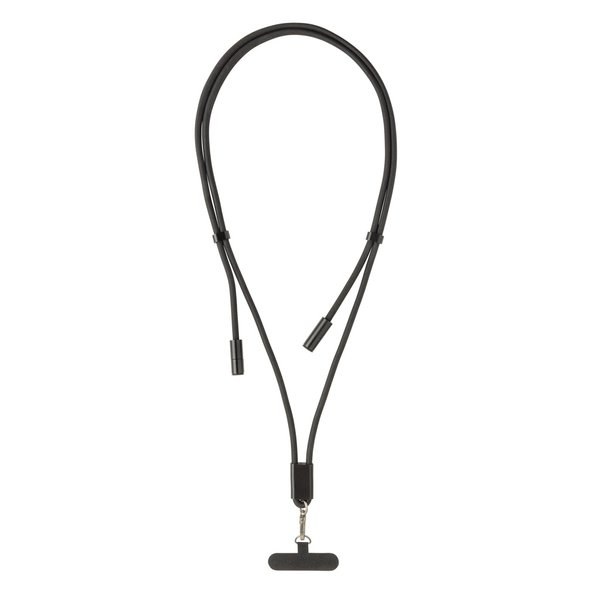 XD Collection P302.53 - LoopAmp RCS-RPET verstellbare 160-cm-Handykordel mit 60-W-Kabel