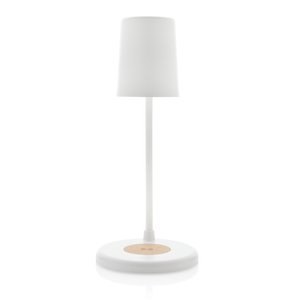 XD Collection P514.03 - Zenara RCS recycelte Plastik und Kork 15W kabellose Schreibtischlampe