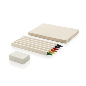 XD Collection P611.36 - Micki GRS Infinity 6er-Farbbleistift-Set mit Notizblock