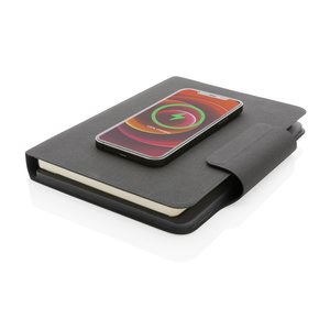 XD Xclusive P774.31 - Artic Magnetic 10W kabelloses Laden A5-Notizbuch