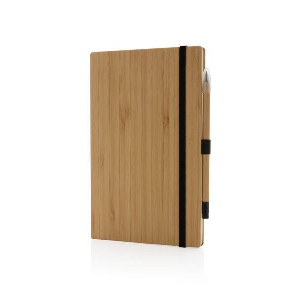 XD Collection P774.46 - Bamboo notebook and infinity pencil set