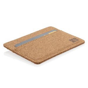 XD Collection P820.87 - Schlankes Portemonnaie aus Kork mit RFID-Schutz