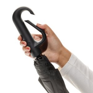 XD Collection P850.71 - Yara 21" AWARE™ RPET einfarbiger Regenschirm mit Karabiner