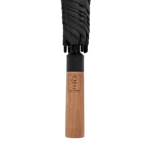 XD Collection P850.72 - Tony Aware™ RPET 30 Zoll Akazienholz Automatik-Regenschirm