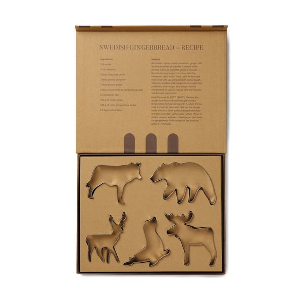 Vinga V26101 - VINGA Nordic big 5 cookie cutter 5-piece set