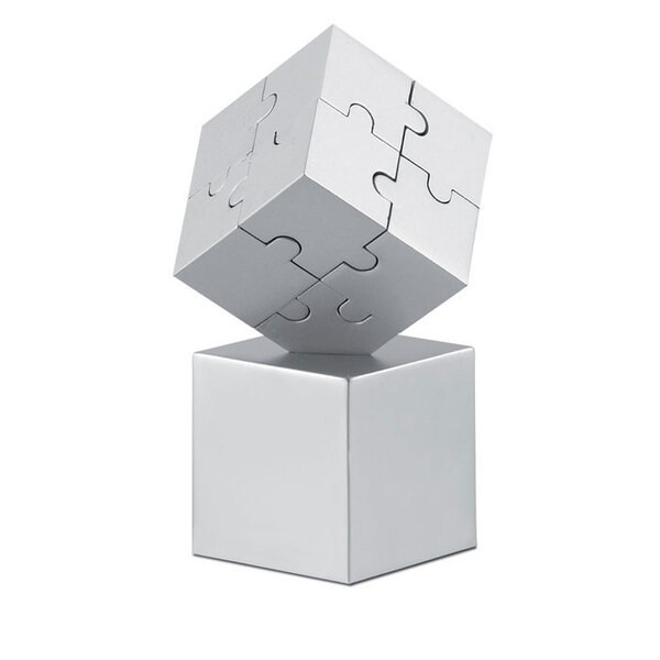 KUBZLE Magnetisches Metall 3D Puzzle und Briefbeschwerer - GiftRetail AR1810