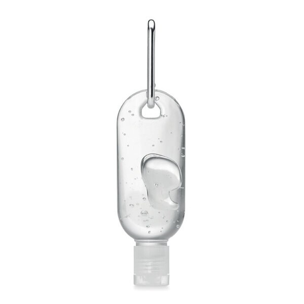 Portable Non-Alcohol Hand Cleanser Gel with Carabiner - GiftRetail MO6130