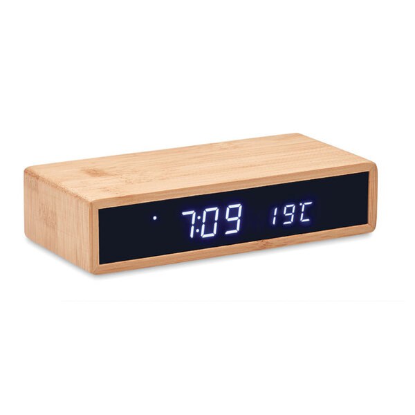 MORO Tischuhr mit Ladestation - GiftRetail MO6139