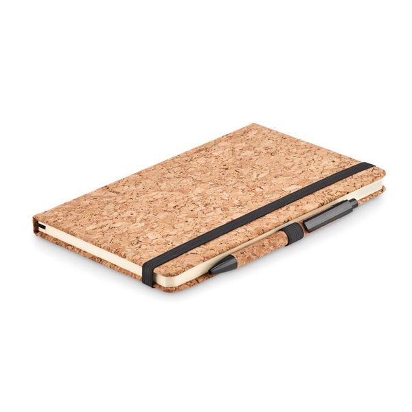 SUBER SET DIN A5-Heft & Stift aus Kork - GiftRetail MO6202