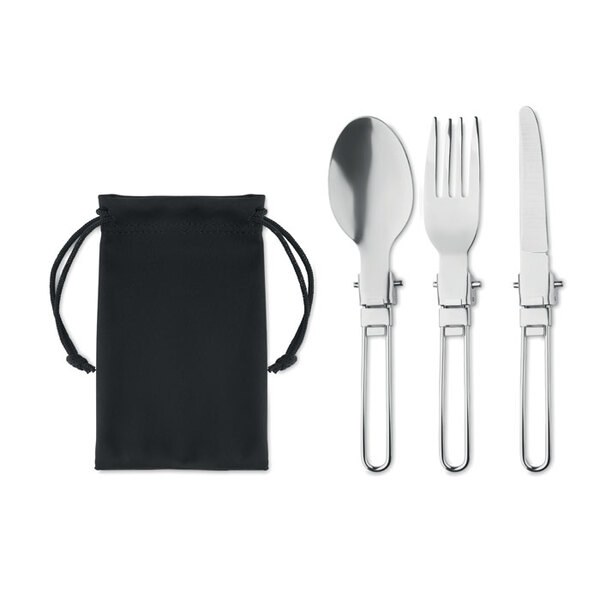STAPI SET 3teiliges Camping-Besteck - GiftRetail MO6359