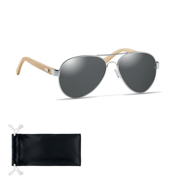 HONIARA Sonnenbrille Bambus - GiftRetail MO6450