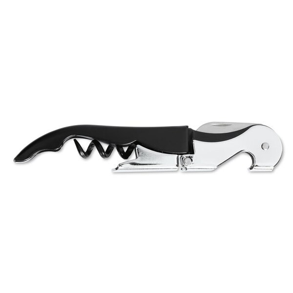 LUCY Premium Edelstahl Kellnermesser mit Doppelstütze - GiftRetail MO8322