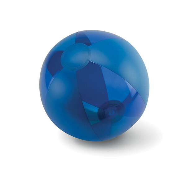 AQUATIME Transparent & Solid Inflatable Beach Ball - GiftRetail MO8701