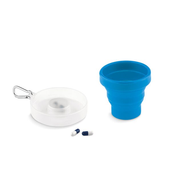 CUP PILL Faltbarer Silikon Becher - GiftRetail MO9196
