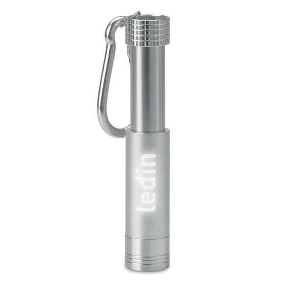 POP LIGHT Taschenlampe mit Karabiner - GiftRetail MO9381