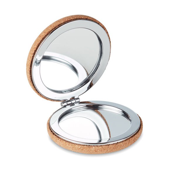 GUAPA CORK Make-Up-Spiegel Kork - GiftRetail MO9799