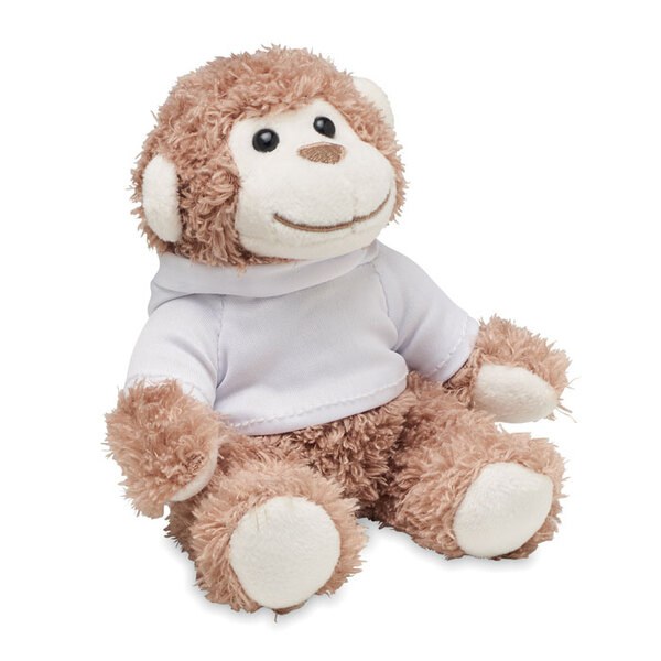 LENNY Plüsch-Affe mit Hoody - GiftRetail MO6737