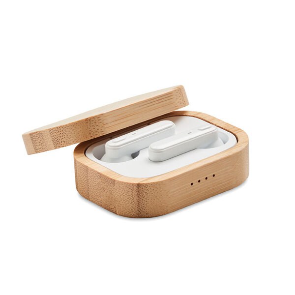 JAZZ BAMBOO TWS 5.0 wireless Ohrhörer-Set - GiftRetail MO6780