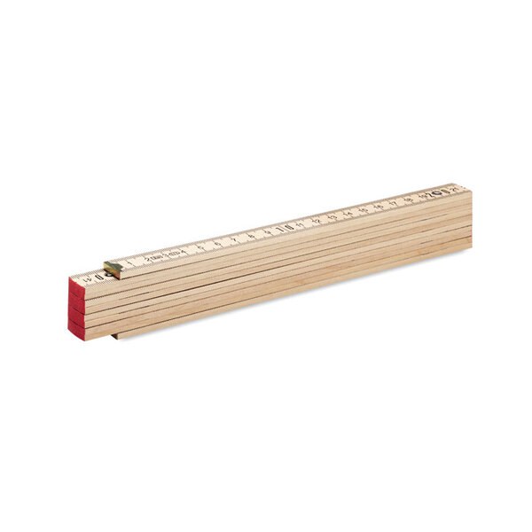 ARA Zollstock Holz 2m - GiftRetail MO6904
