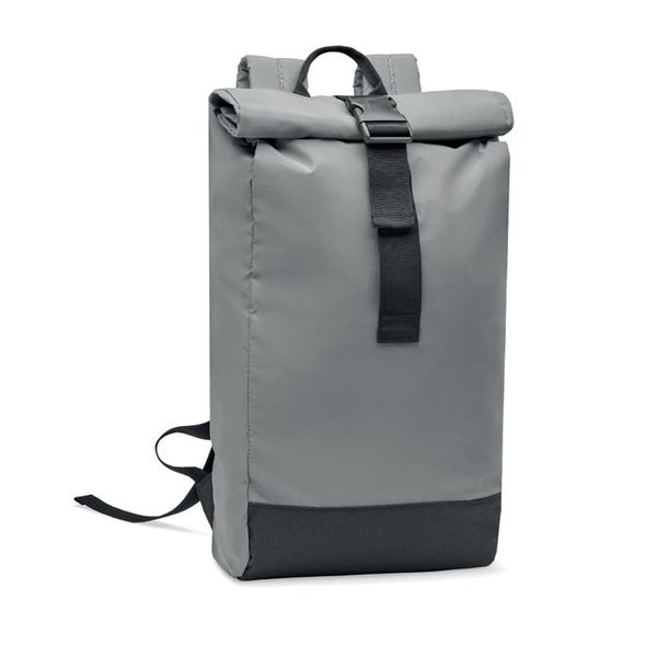 BRIGHT ROLLPACK High Reflective Rolltop Laptop Backpack 15 Inch - GiftRetail MO2056