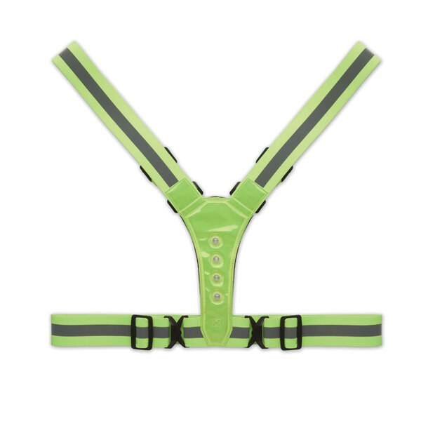 ROUNDVISIBLE 360° Reflective LED Safety Belt with Batteries - GiftRetail MO2100