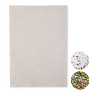 ASIDI DIN A4 Wildblumen-Samenpapier - GiftRetail MO6914