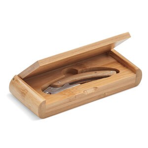 SONO Premium Bamboo Waiter's Knife with Gift Box - GiftRetail MO6974
