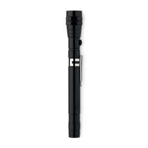 STRECH Extendable Magnetic LED Torch with Clip and Batteries - GiftRetail MO8621
