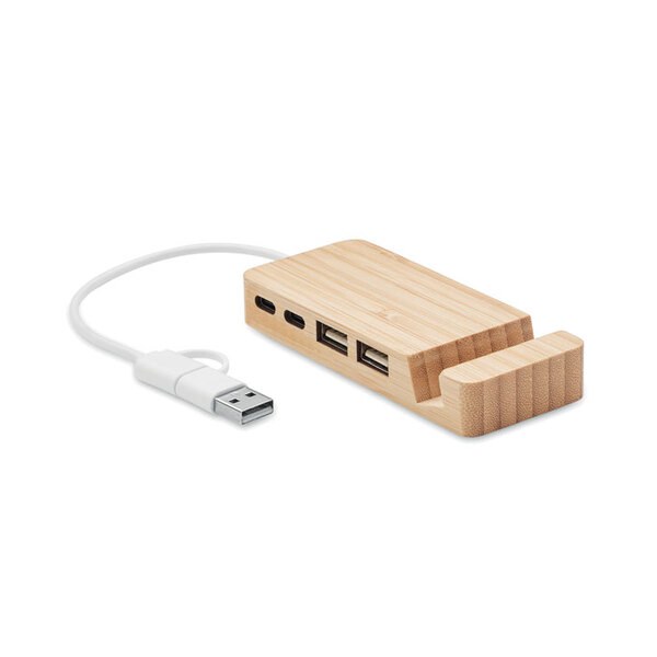 HUBSTAND 4 Port USB Hub - GiftRetail MO2144