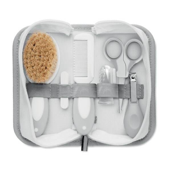 BABY Complete Baby Grooming Essentials Set in Polyester Bag - GiftRetail MO2237