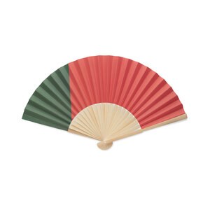 FUNFAN Bambus Handfächer mit Flaggenmotiv - GiftRetail MO2244