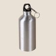 Goya 31028 - Aluminiumflasche 500ml, glänzend, Schraubverschluss, Karabiner